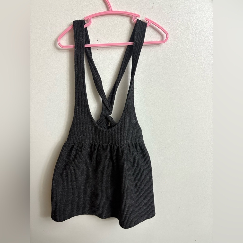 Zara ribbed dress gray 4-5 years